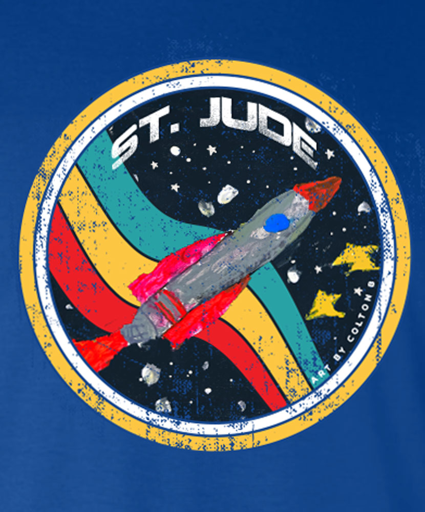 Adult Spaceship Patient Art-Inspired T-Shirt